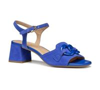 Geox - D New ERAKLIA 50 T C, Sandalia Tacón Mujer, Blue,