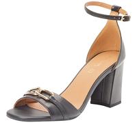 Geox D New Eraklia 80, Sandalia de tacón Mujer, Negro, 39 EU