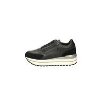 Geox D New Kency A, Zapatillas Mujer, Negro, 36 EU