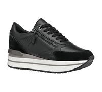 Geox D New Kency a, Zapatillas Mujer, Black, 42 EU