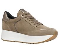 Geox D New Kency A, Zapatillas Mujer, Pardo, 38 EU