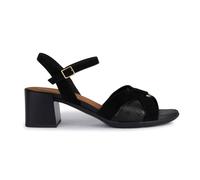 Geox D New Marykarmen B, Sandalia de tacón Mujer, Negro, 38 EU