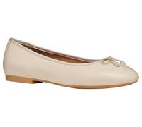 Geox D New Palmaria F Ballet Flat, Papiro, 36 EU