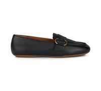 Geox D Palmaria G, Mocasines Mujer, Negro, 39 EU