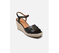 Geox D PANAREA B, Sandalia de cuña Mujer, Black, 36 EU