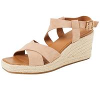 Geox D Panarea D, Sandalia de cuña Mujer, Dk Skin, 38 EU