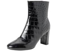 Geox D Pheby 80, Barco Ankle Mujer, Negro, 39 EU