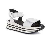 Geox D Sandal Kency A, Sandalias para Mujer, Blanco (White), 39 EU