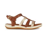 Geox D Sandal Vega A, Sandalias Deportivas, Cognac Lt Gold, 35 EU