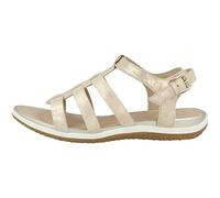 Geox D Sandal Vega A Sandalias Mujer Beige Sand 38 EU