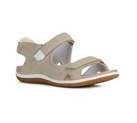 Geox D Sandal Vega A, Sandalias para Mujer, Gris (Taupe) , 39 EU