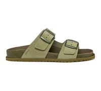 Geox D Sandybett A, Sandalia Plana Mujer, Verde Oliva, 35 EU