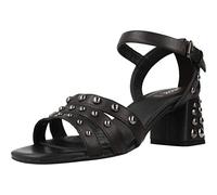 Geox - D Seyla Sandal Mid A, Sandalias con Punta Abierta Mujer, Negro (Black C9999), 35 EU