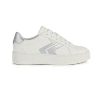 Geox D Skyely A, Zapatillas Mujer, Optic White Silver, 36 EU