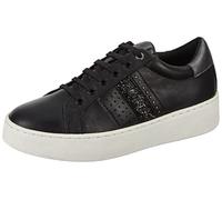 Geox D Skyely E, Sneakers para Mujer, Multicolor (Black/Gun), 37 EU