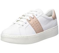 Geox D Skyely, Zapatillas Mujer, White Nude, 38 EU