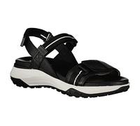 Geox D Sorapis + Grip B, Sandalias Deportivas Mujer, Negro, 38 EU