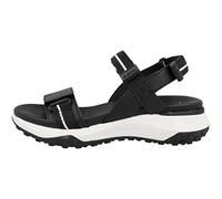 Geox D Sorapis + Grip B, Sandalias Deportivas Mujer, Negro, 38 EU