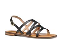 Geox D Sozy QC A, Sandalia Deslizante Mujer, Black, 39.5 EU