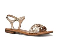 Geox - D SOZY S A, Sandalia deslizante Mujer, Lt Gold,