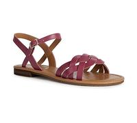 Geox D Sozy S, Sandalias planas Mujer, Fucsia, 39 EU