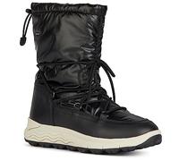 Geox D Spherica 4x4 B ABX Botines para mujer, Black, 37 EU