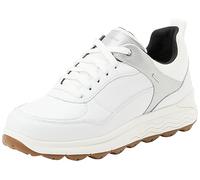 Geox D Spherica 4x4 B ABX - Tenis para Mujer, Blanco y Plateado, 38 EU