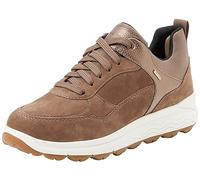 Geox D Spherica 4x4 B ABX - Tenis para Mujer, Correa Gris Pardo Oscuro, 36 EU