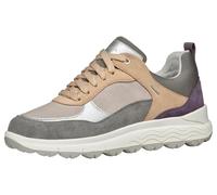 Geox D Spherica 4x4 B ABX, Zapatillas Mujer, Dk Grey Dk Purple, 37 EU