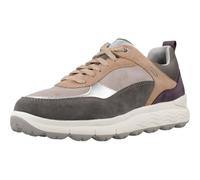 Geox D Spherica 4x4 B ABX - Tenis para Mujer, Dk Grey Dk Purple, 37 EU