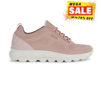Geox D Spherica A Zapatillas de Mujer Casual Confort Athleisure Rosa Claro