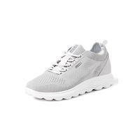 Geox D Spherica A, Zapatillas Mujer, Gris Lt Grey, 37 EU