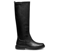 Geox D Spherica Ec1, Botas Altas hasta la Rodilla Mujer, Negro, 39 EU