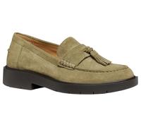 Geox D Spherica Ec1, Mocasines Mujer, Verde, 36 EU