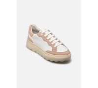 Geox D SPHERICA EC4.1 A, Zapatillas Mujer, White/Nude, 38 EU