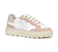 Geox D SPHERICA EC4.1 A, Zapatillas Mujer, White/Nude, 36 EU