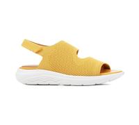 Geox D Spherica Ec5 A, Sandalias Deportivas Mujer, Amarillo, 38.5 EU