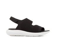 Geox D Spherica Ec5 A, Sandalias Deportivas Mujer, Black, 36 EU