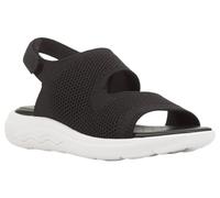 Geox D Spherica Ec5 A, Sandalias Deportivas Mujer, Negro, 39 EU