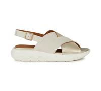Geox D Spherica Ec5 C, Sandalias Deportivas, Lt Sand Lt Gold, 40 EU
