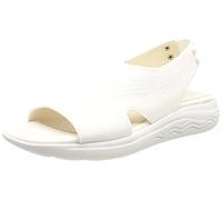 Geox D Spherica Ec5 D, Sandalias para Mujer, Blanco (White), 40 EU