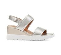 Geox D Spherica Ec6 A, Sandalia de cuña Mujer, Lt Gold, 39 EU
