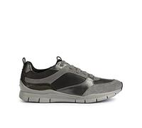 Geox D Sukie B, Sneakers Mujer, Multicolour Dk Grey Black, 39 EU