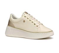 Geox - D SUNNETTY A, Zapatillas Mujer, Papyrus/Lt Gold,