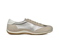 Geox D Vega A, Zapatillas Mujer, Lt Taupe Lt Gold, 37 EU