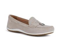 Geox D Vega Moc A, Mocasin Mujer, Color Pardo, 36 EU