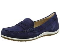 Geox D VEGA MOC A, Mocasines, para Mujer, Azul (Azul C4000), 35 EU
