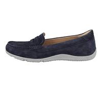 Geox D Vega Moc A, Mocasines para Mujer, Azul (Navy) , 37.5 EU