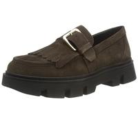 Geox D Vilde C, Mocasin Mujer, marrón Oscuro, 38 EU