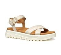 Geox - D XAND 2.1S B, Sandalia Plana Mujer, Papyrus,